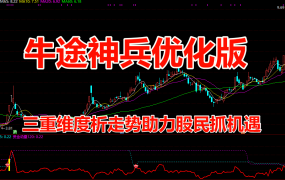 【精品指标】通达信【牛途神兵优化版】副图/选股 三重维度析走势助力股民抓机遇 手机电脑通用无未来函数